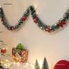 Christmas Decoration Garland: Ribbon, Leaves, Snowflakes, Tinsel, for Windows and Trees.