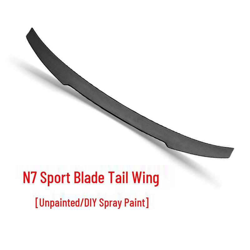 Nissan N7 Blade Tail Wing Spoiler Stabilizer - Hole-Free Exterior Upgrade Accessory