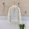Womens Short Hooded Down Jacket Lightweight Warm Winter Coat 90% White Duck Slim Fit Casual Outdoor