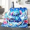 1pc S-Stitch16 Blanket, Gift, for Men and Women, Soft Blanket, Good for Sofa Bed Couch Travel, Lightweight Flannel Blanket