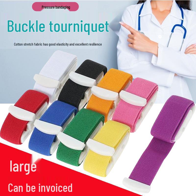 

Аптечка первой помощи с жгутом-турникетом на пряжке для тренировок 2.5*40cm зелёный