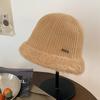 Knit Cozy Winter Bucket Hat Women Warm Fluffy Large Brim Fashion Accessory