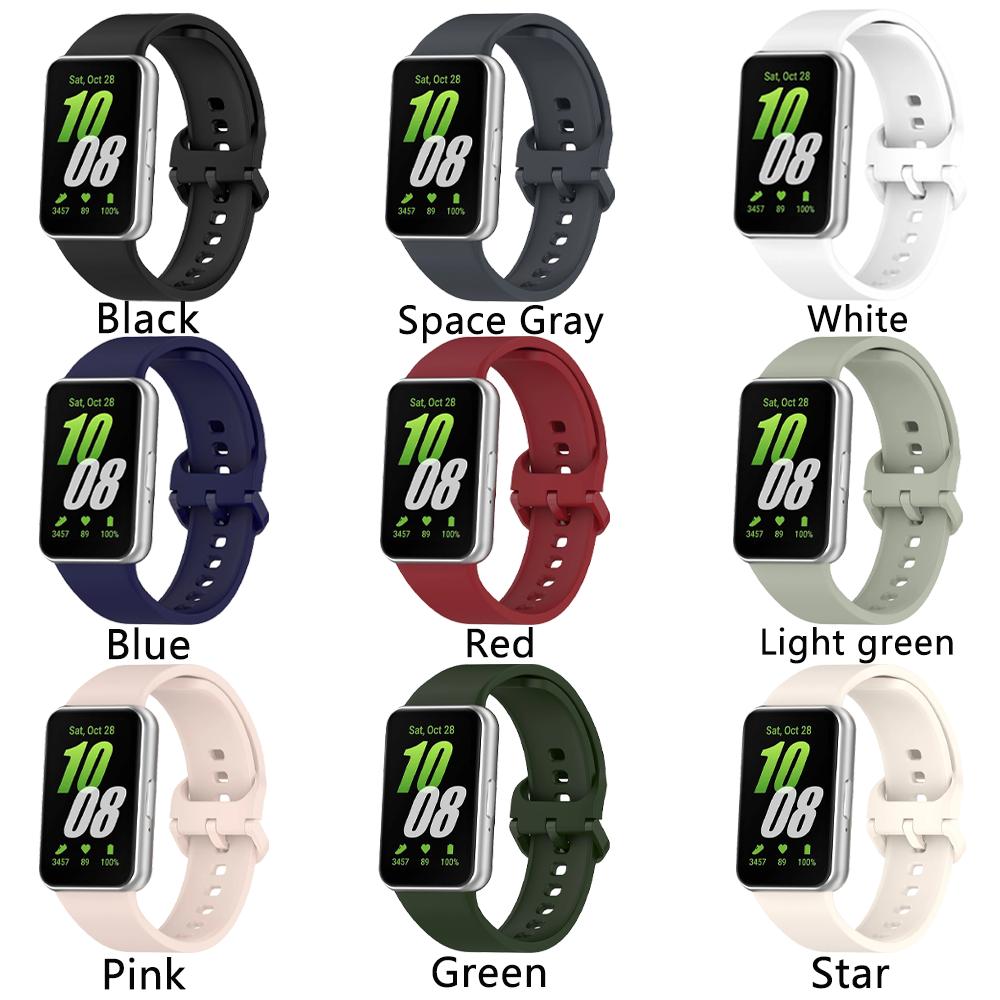 Silikonreim for Samsung Galaxy Fit 3 Sport Gummibånd Belte Armbånd Erstatningstilbehør for Samsung Galaxy Fit3 (1 STK BÅND)