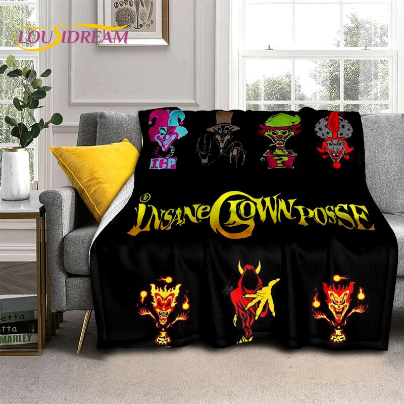Rap Metal Insane Clown Posse Icp Juggalo Soft Flannel Blanket for Bed Bedroom Sofa Picnic,Throw Blanket for Cover Outdoors Gifts