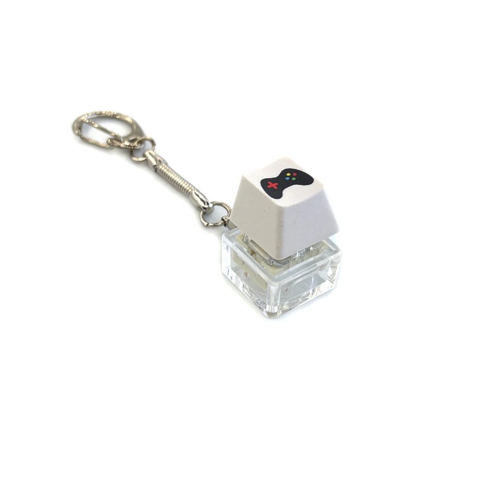Decompression Keychain Mechanical Keyboard Button Keyring Fingertip Key Cap Pendant Antistress Toy