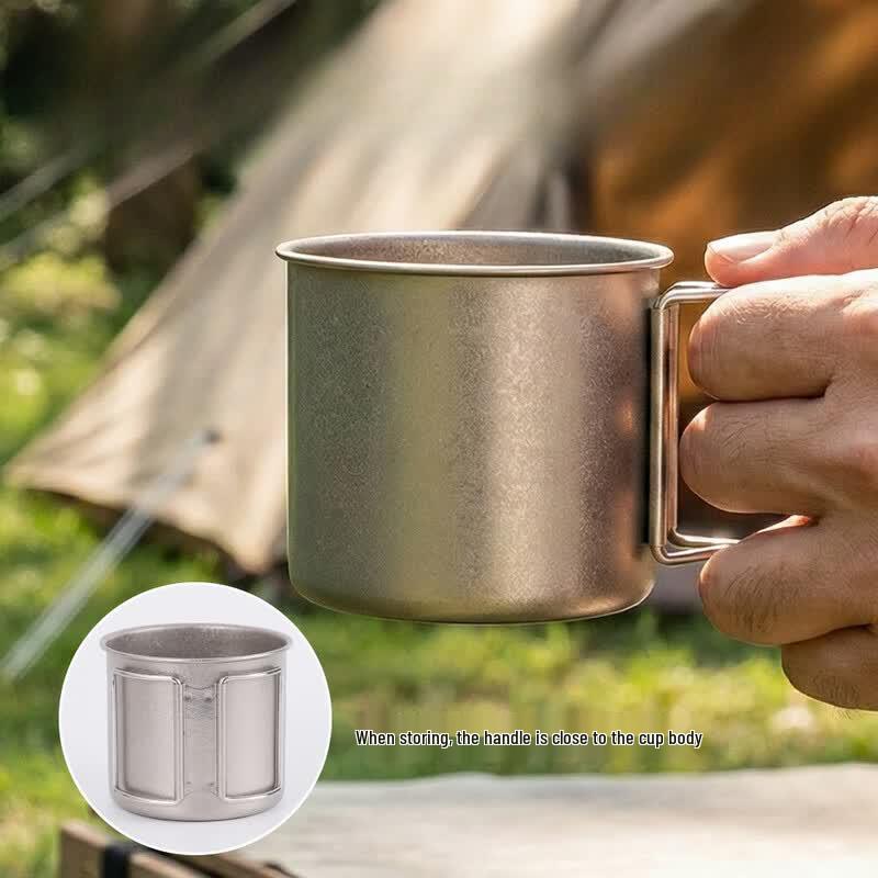 Portable Foldable Handle Camping Cup
