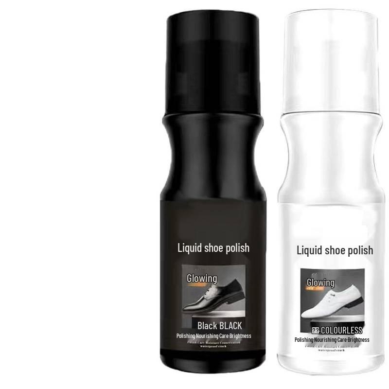 Colorless Liquid Shoe Polish & Care Oil with Integrated Brush