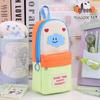 Color Block Macaron Pencil Case: Large Capacity, Stylish Design, Multifunctional Student Stationery Box