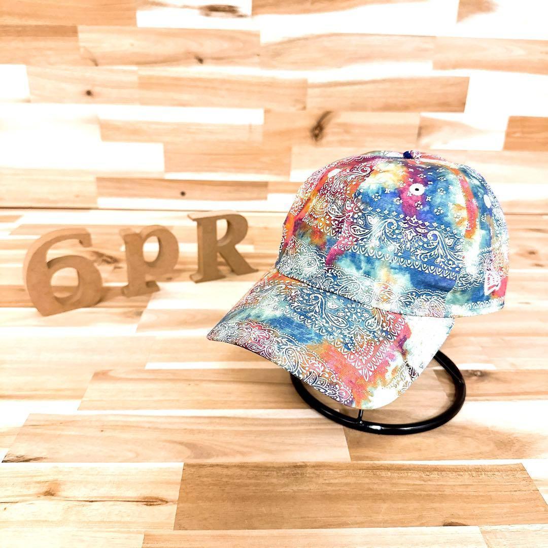 

[USED] Rare/Discontinued New Era Tie-Dye Paisley Bandana Cap in Colorful