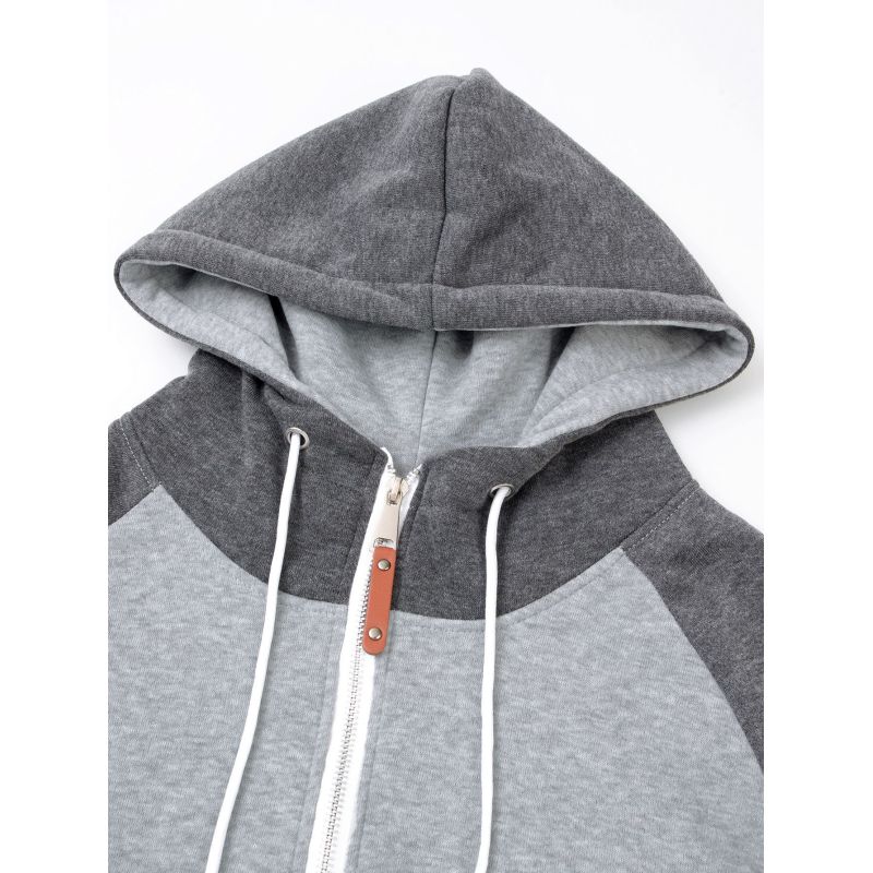 Pánská barevně blokovaná fitness sportovní pánská mikina ležérní módní plug rukáv kardigan top