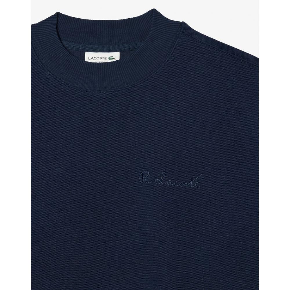 LacoSte Men S Signature Embroidered Match Mock Neck SweatShirt Sh7470 54g 166
