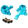 Metal Front & Rear Steering Knuckles Carrier Steering Hub Carriers Upgrade Parts for Tamiya TT-02B TT02B 1/10 RC Drift Car