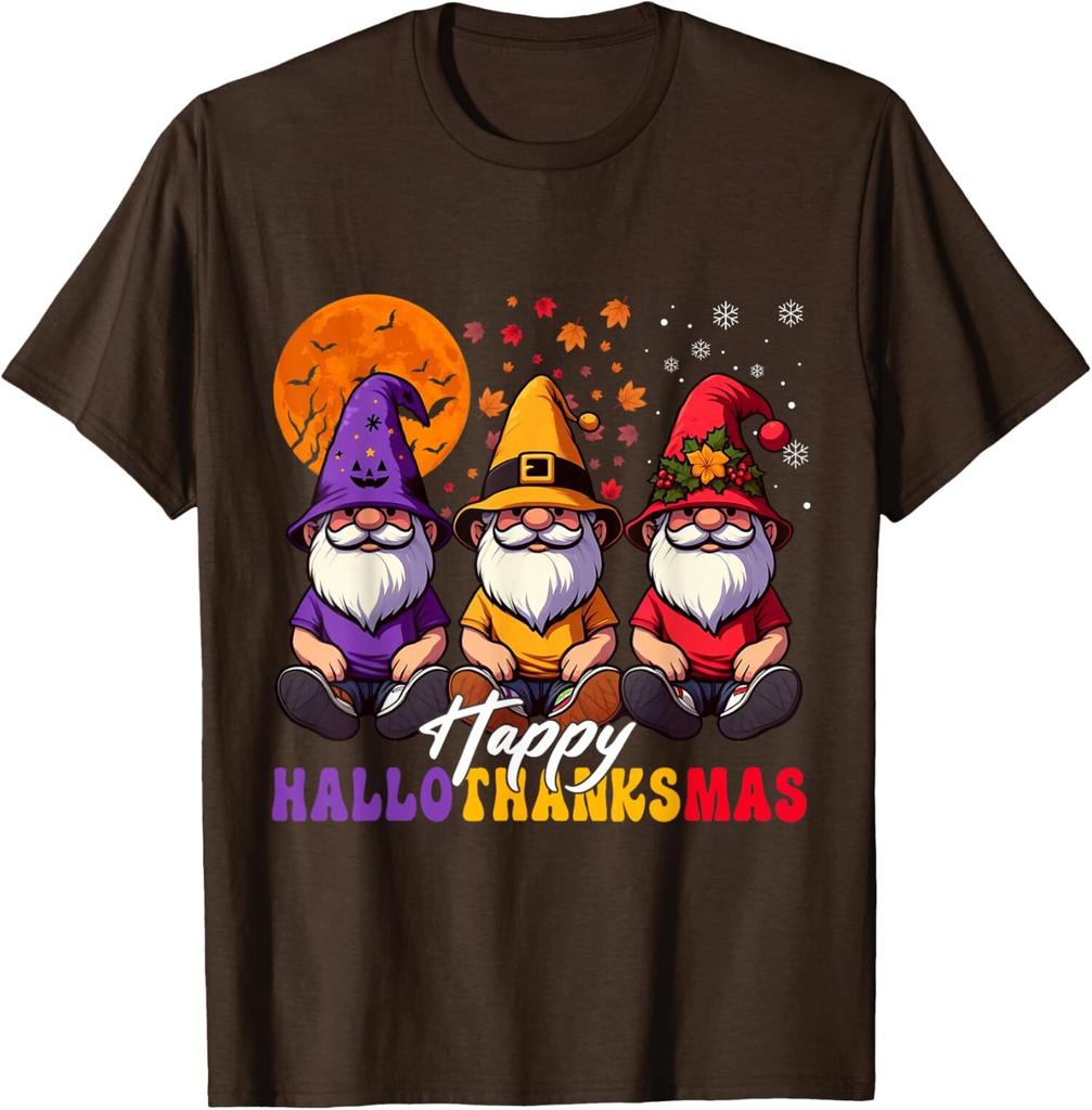Thanksgiving Christmas Happy HalloThanksMas Unisex T-Shirt