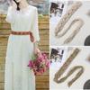 Vintage Bohemian Rope Belt for Women Fashion Handmade Crochet Waist Belt Girl Travel Waistband for Dress Vacation Belt