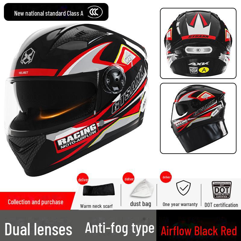 

Универсальный мотоциклетный шлем с сертификатом 3C/DOT для мужчин и женщин, теплый зимний полный шлем для всех сезонов.