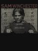 City Hunter Supernatural Sam Winchester Mugshot Portrait Design Classic Unisex T-Shirt