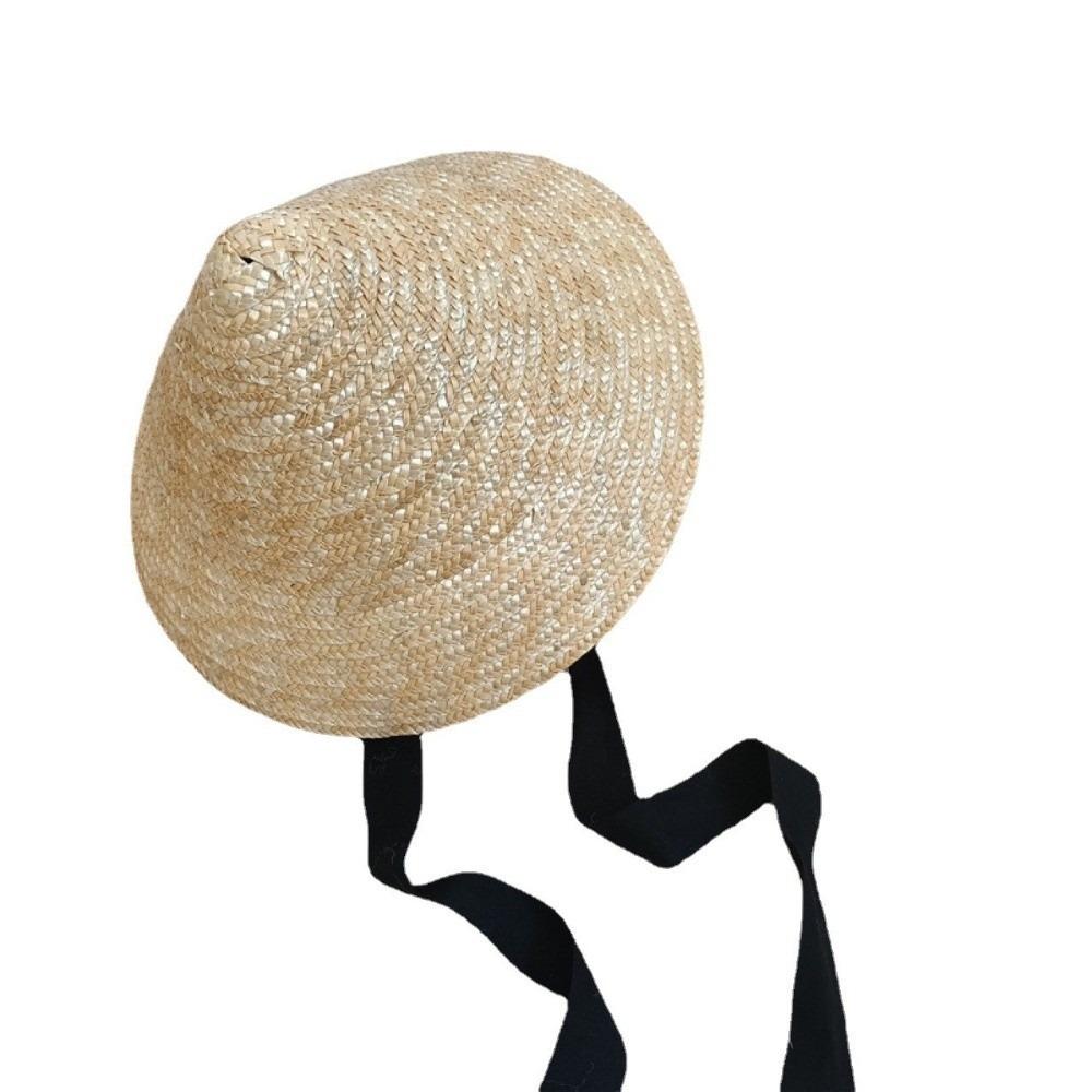 

Big Brim Kids Sun Hat Korean Straw Visor Cap for Children Retro Girls Straw Hat Boy Girls хаки