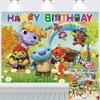 69. Wallykazam Party Decorations Birthday Decoration Backdrop Banner for Kids 7x5ft