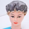 Home Women Elastic Reusable Waterproof Shower Cap Head Hair Cover Bathing Hat