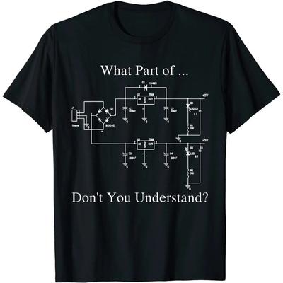Camiseta de Engenheiro Elétrico Presente Camiseta Engraçada de Engenharia Sarcasmo Camiseta Estampada Camisetas Masculinas Estampadas Lisas