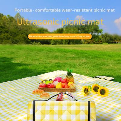 Ultrasone Picknickmat Verdikte Waterdichte en Vochtbestendige Mat Picknickkleed Strandmat Campinggrondmat Buiten Picknickmat