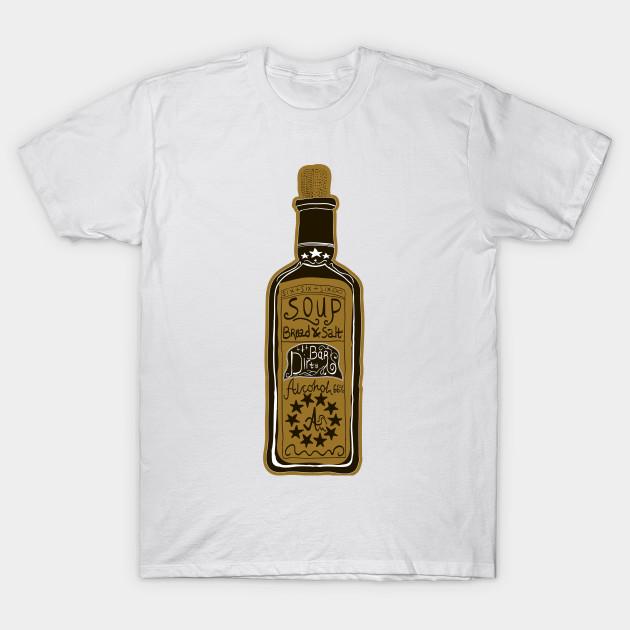 

T Shirt Women Bottle Harajuku Print Kawaii Tshirt Summer Short Sleeve Female T-Shirt Top Tee