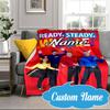 Custom Name Wiggly World Tour Adventure Blanket bed sofa Blanket Flannel Blanket for Camping, Hiking, Picnic Essentials,gift for Fan family