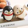 Automatischer Ausstoß-Zahnstocherspender - Niedlicher Pinguin-förmiger tragbarer Zahnstocherhalter Kunststoffgehäuse Erwachsenen Pinguin-Design