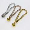 Fashion  Dogs Collar  Gold Silver Rose Gold Dog Chain Bulldog Pitbull Collar Dog Cat Accessories