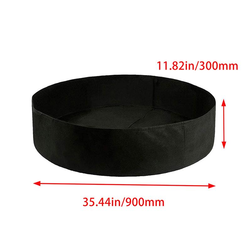 

Галлонная садовая ткань, приподнятая кровать, круглый контейнер для посадки, мешки для выращивания, ткань, горшок для детских растений 90*30cm