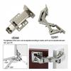 1Pcs Heavy 175°Without Punching Cabinet Door Adjustable Invisible Hydraulic Buffer Hinges W/Damping