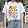 Kawaii Candy Candy Anime Summer Top Tshirt Femen Print T Shirt Grunge Anime Manga T Shirt Top Tees Graphic Aesthetic