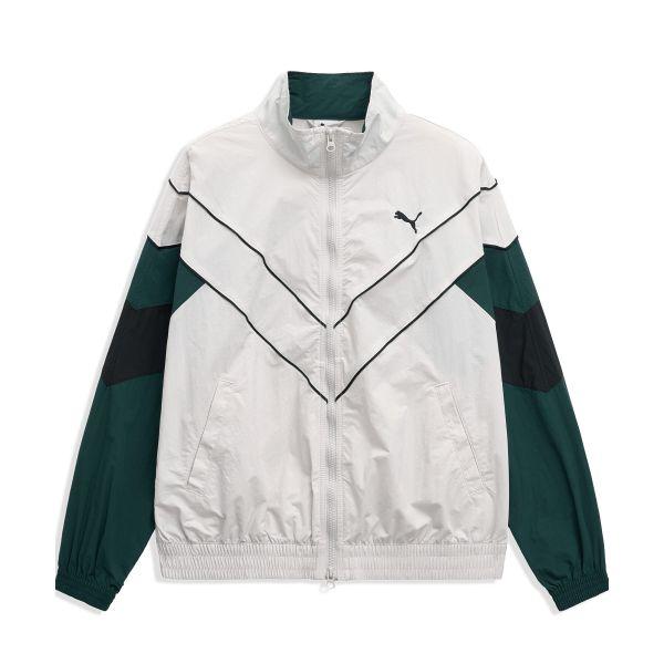 Puma Retro Colorblock Oversized Brand Logo Stand Collar Comfortable Zipper Long Sleeve Jacket Unisex jackets 634278-05