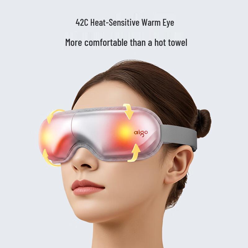 aigo Eye Massager with Airbag Compression and Heat Therapy CN plug (adapter included)