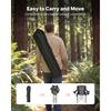 VEVOR Oversized Camping Chairs, 204 Kg Heavy Duty Support, Portable Folding Camp Chairs with Padded Backrest & Armrests