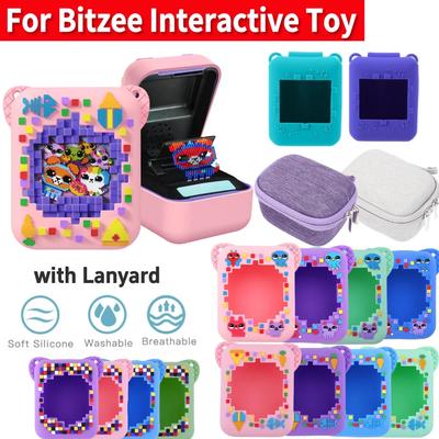 For Bitzee Digital Pet Interactive Virtual Toy Silicone Cover Protective Case Shockproof Protective Storage Holder for Bitzee