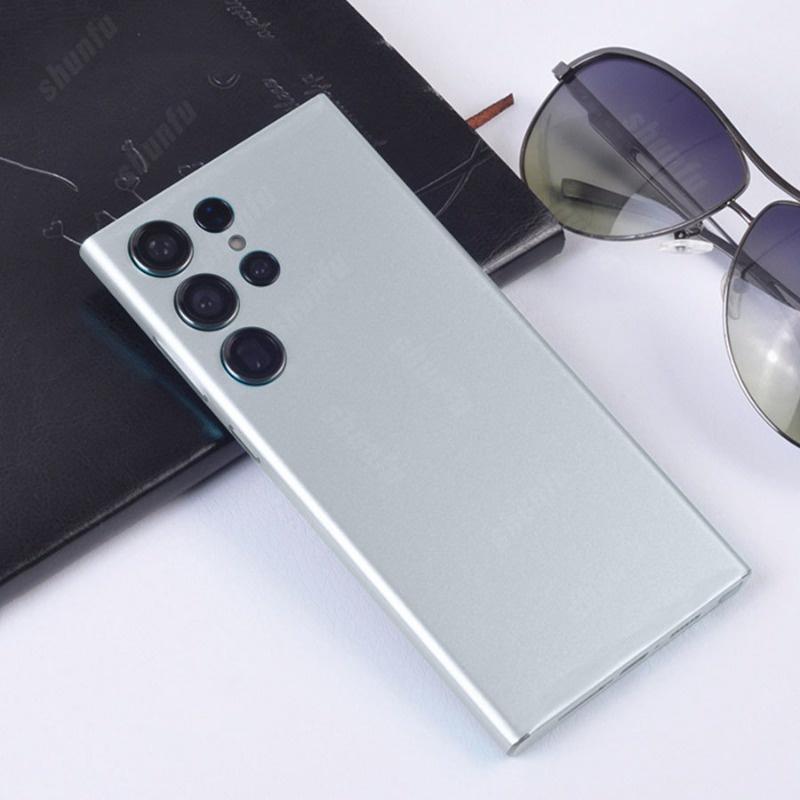 

Samsung Galaxy S25 S24 Ultra S24 Plus S24+ Крижана Поверхня Кольорова Плівка Обгортка Шкіра Захисна Наклейка Захисту Задньої Екрану Телефону S25 срібний