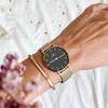 [Official Shop/2-Year Warranty/Authentic Import] Daniel Wellington DW Women's Petite Evergold YG Black 32mm Watch, Stylish Brand, Mesh Black, Popular