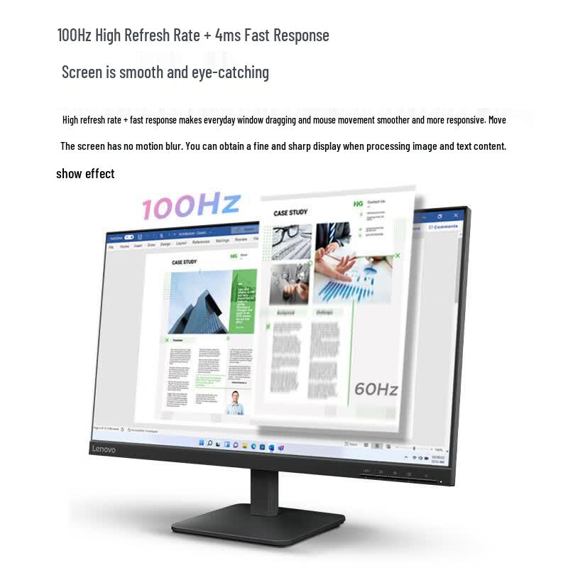 Lenovo L24-4e 23.8-inch Full HD 100Hz IPS Office Monitor CN plug (adapter included)