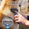 Pet Grooming Comb for Cats And Dogs One Click Pet Hair Remover Comb Removes Loose Fur Fast Cat Hair Remover for All BreedsProfes
