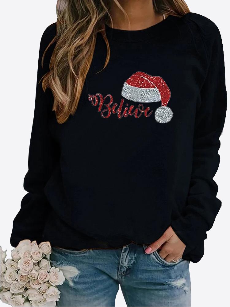 Autumn New Sweater Women's Printed Tops T-shirt Ladies Round Neck Long Sleeve Casual Sweatshirt Plus Size Blouse