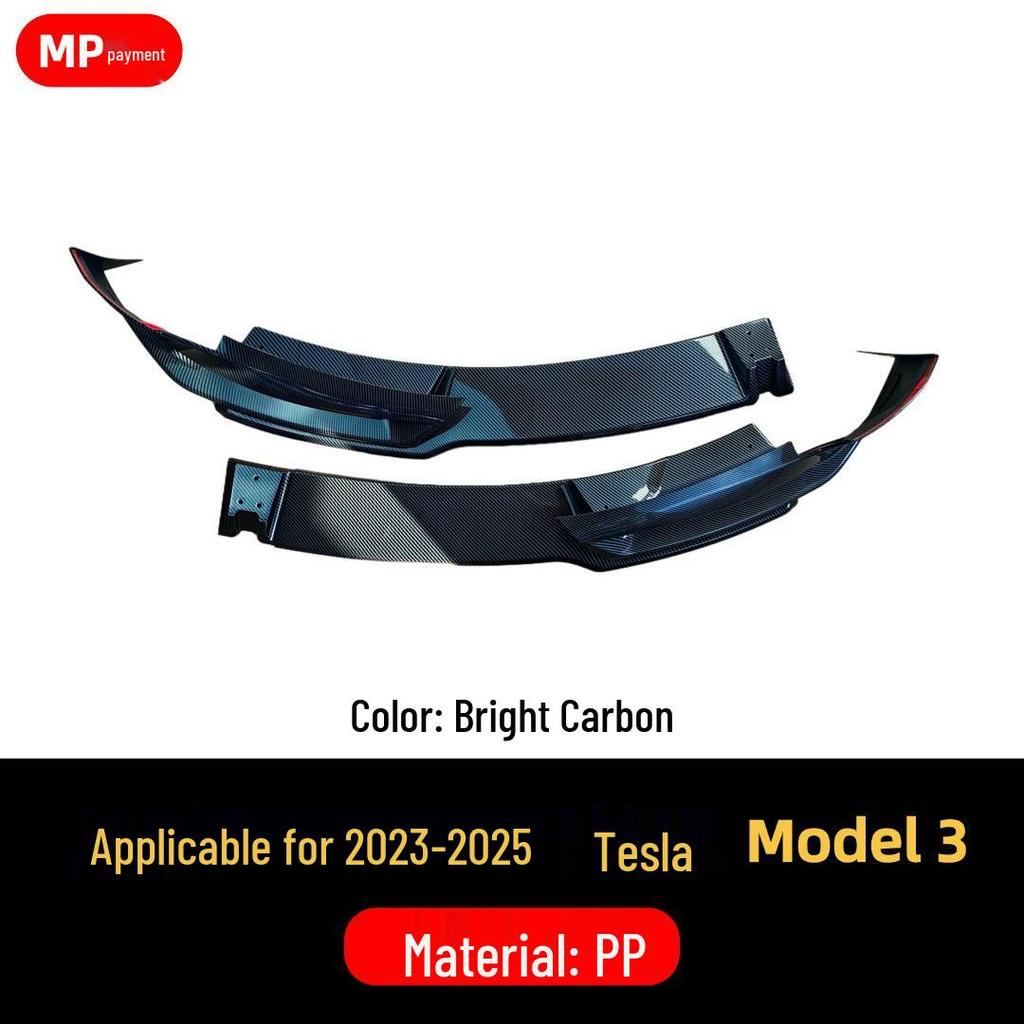 23-25 Tesla Model 3 Front Bumper Lip Kit, MP Style Decorative Accessory