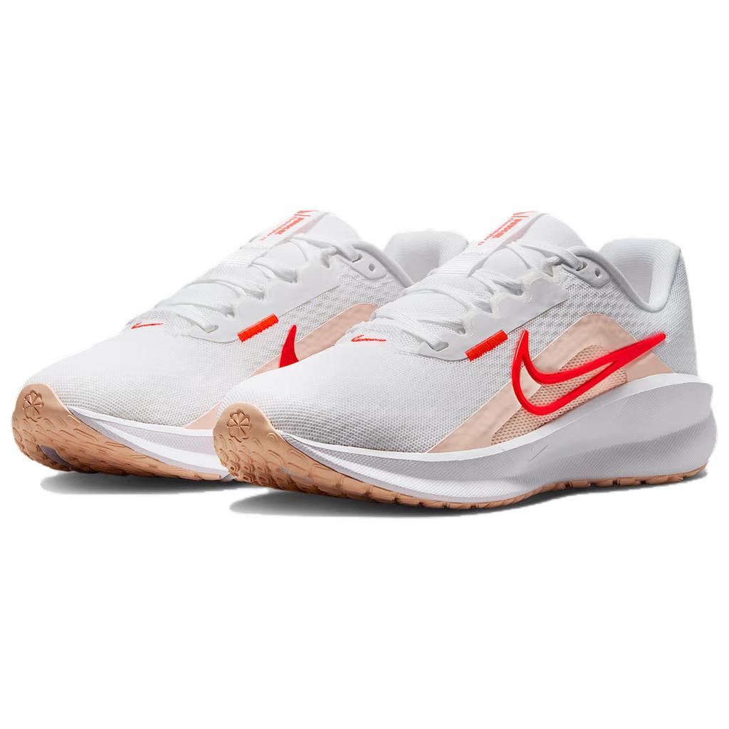 Nike Downshifter 13 White Bright Crimson Women Sneakers Washed-Coral FD6476-105