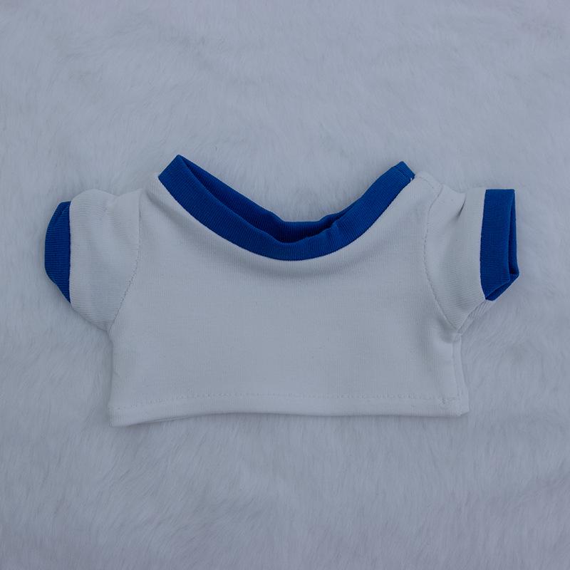 Versatile Color Block T-shirt for 10-20cm Cotton Doll Plush Toys