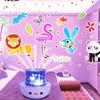 Starry Sky Projection Music Bluetooth Night Light Dreamy Gift Rotating Bedroom Bedhead Atmosphere Lighting