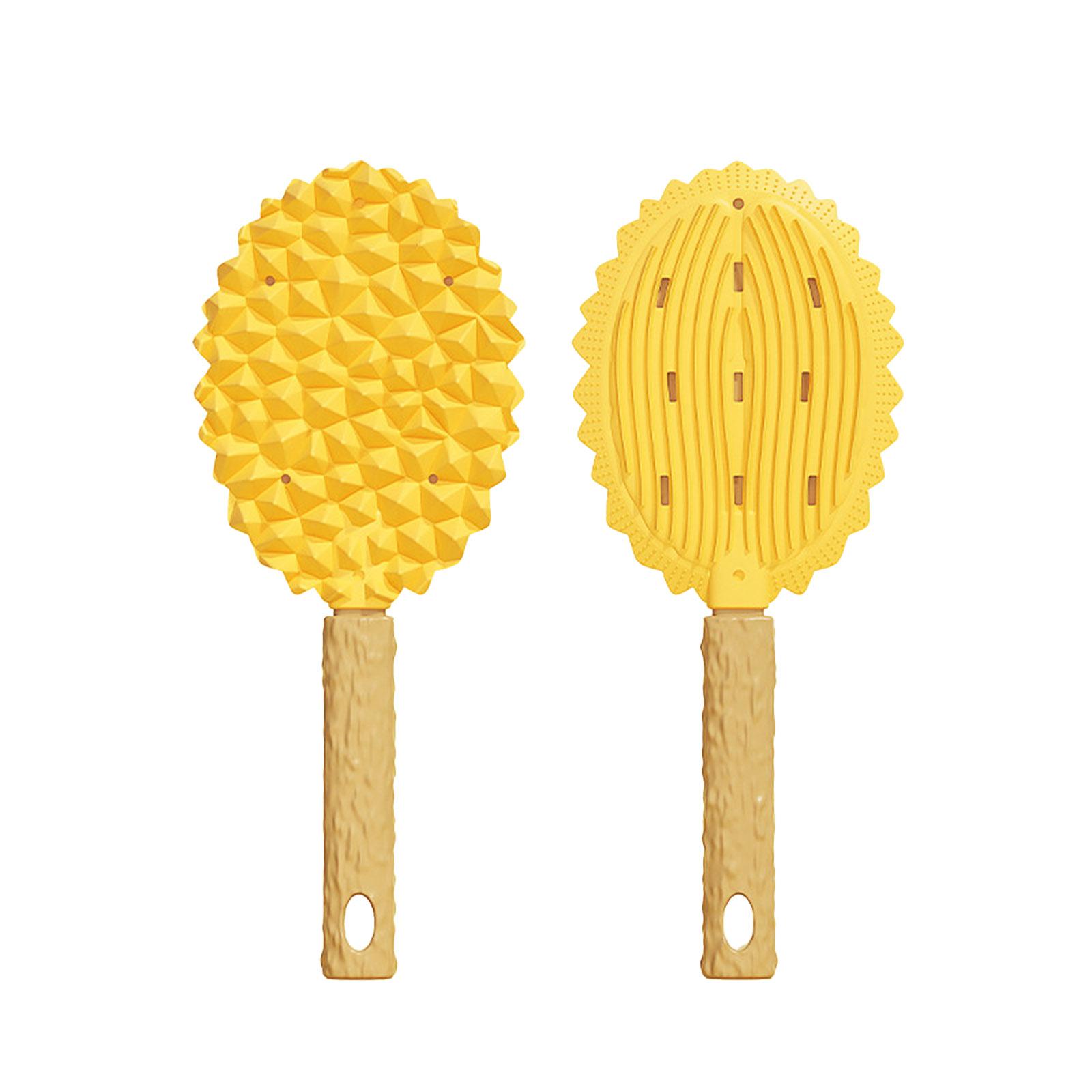 

Durian,Shaped Pet Massage Brush: Efficient Loose Hair Remover & 2,in,1 Deshedding Comb For Cats & Dogs One Size жовтий
