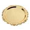 Talerz do serwowania deserów Złoty danie Wyświetlacz owoców Materiały urodzinowe 20 cm