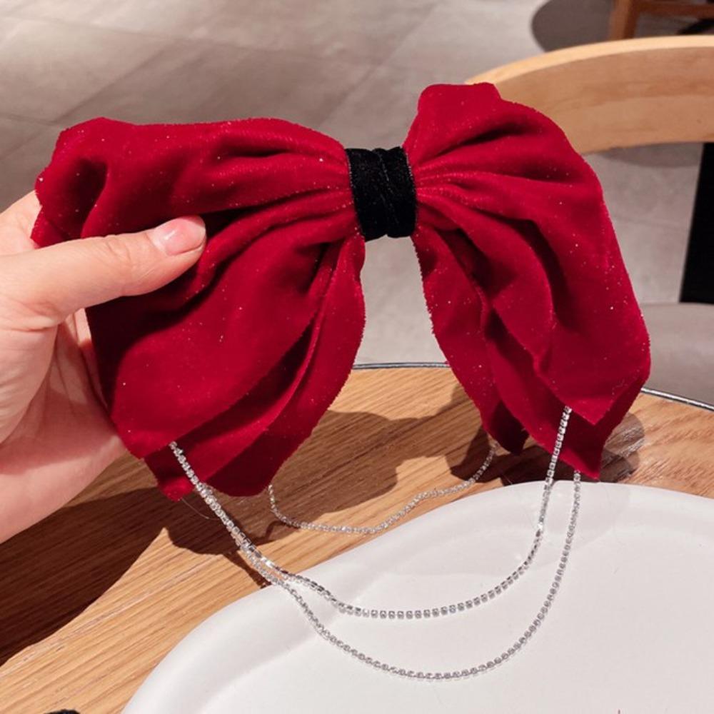 

Cloth Spring Hair Decoration Headwear Lady Prom Ponytail Clip Barrette Practical Women Hair Clip