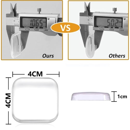 Door Stop Cushion [Set of 8] Doorknob, Wallpaper Cushion, Wall, Refrigerator Door Cushion, Door Collision Prevention, Doorknob Collision Prevention, S