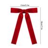 Velvet Bow Pendant Christmas Tree & Wreath Ornament - 2.5cm